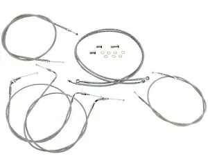 Baron スロットル クラッチ ブレーキ ステンレス ケーブル キット 12\