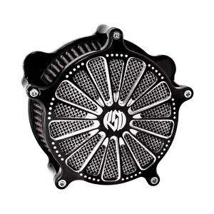 RSD ベンチュリ コントラスト カット ドミノ エア クリーナー アセンブリ (0206-2028-BM) RSD Venturi Contrast Cut Domino Air Cleaner Assembly (0206-2028-BM) 【並行輸入品】｜カスタムパーツ WORLD倉庫