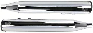 Vance & Hines 4 インチ エリミネーター 400 クローム スリップオン マフラー ブラック エンド キャップ付き (16706) Vance & Hines 4\