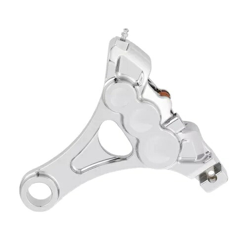 Arlen Ness 11.8 インチ 6 ピストン ディファレンシャル ボア クローム リア ブレーキ キャリパー (02-302) Arlen Ness 11.8\