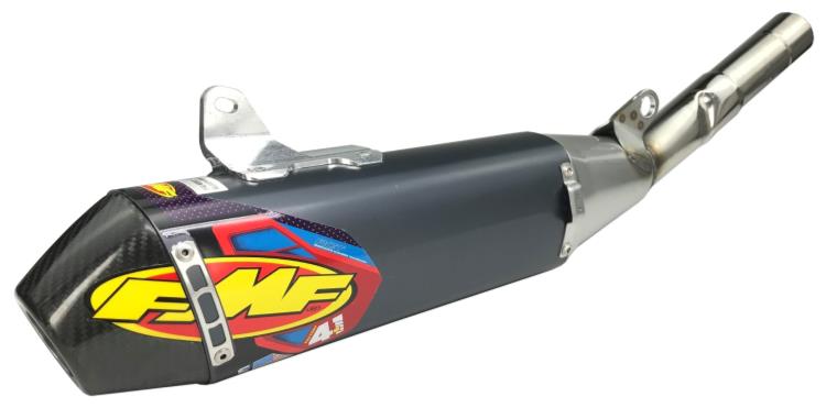 FMF ファクトリー 4.1 アルミ RCT スリップオン マフラー カーボンチップ付き (044453) FMF Factory 4.1 Aluminum RCT Slip-On Muffler w/Carbon Tip (044453) 【並行輸入品】