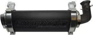 バイクマン ビッグモー ブラック スリップオンマフラー (17-319-SB) Bikeman Big Mo Black Slip-On Muffler (17-319-SB) 【並行輸入品】