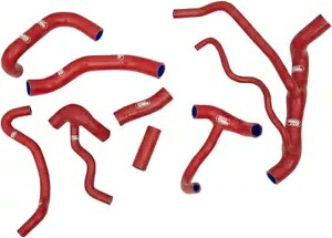 Samco レッド ラジエターホースキット (DUC17-RD) Samco Red Radiator Hose Kit (DUC17-RD) 【並行輸入品】
