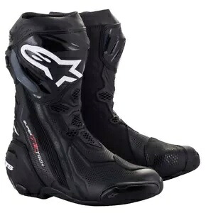 アルパインスターズ スーパーテック R ベンテッド メンズ オートバイ ブーツ ブラック Alpinestars Supertech R Vented Mens Motorcycle Boots Black 【並行輸入品】