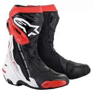 アルパインスターズ スーパーテック R メンズ オートバイ ブーツ ブラック/ホワイト/レッド Alpinestars Supertech R Mens Motorcycle Boots Black/White/Red 【並行輸入品】