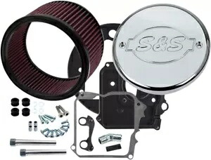 S&S クロームロゴ エアクリーナーキット (170-0295E) S&S Chrome Logo Air Cleaner Kit (170-0295E) 【並行輸入品】
