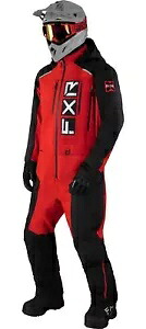 FXRリクルートF.A.S.T.断熱メンズスノーモノスーツ ブラック/レッド FXR Recruit F.A.S.T. Insulated Mens Snow Monosuit Black/Red 【並行輸入品】|カスタムパーツ WORLD倉庫