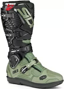 シディ クロスファイア 3 SRS メンズ MX オフロード ブーツ アーミー/ブラック Sidi Crossfire 3 SRS Mens MX Offroad Boots Army/Black 【並行輸入品】｜カスタムパーツ WORLD倉庫