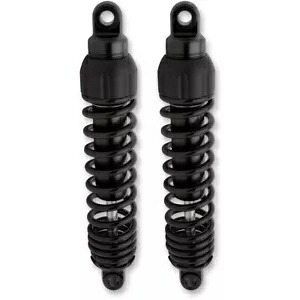 Progressive 444 シリーズ オートバイ ヘビーデューティ ブラック 12 インチ リア ショック (444-4250B) Progressive 444 Series Motorcycle Heavy Duty Black 12\