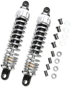 Progressive 444 シリーズ オートバイ 標準 クローム 12 インチ リア ショック (444-4036C) Progressive 444 Series Motorcycle Standard Chrome 12\