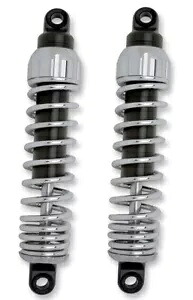 Progressive 444 シリーズ オートバイ 標準 クローム 12 インチ リア ショック (444-4049C) Progressive 444 Series Motorcycle Standard Chrome 12\