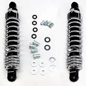 Progressive 444 シリーズ オートバイ 標準 クローム 12.5 インチ リア ショック (444-4019C) Progressive 444 Series Motorcycle Standard Chrome 12.5\