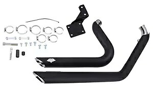 Vance & Hines ショートショット スタッガード ブラック エキゾースト システム (47221) Vance & Hines Shortshots Staggered Black Exhaust System (47221) 【並行輸入品】｜カスタムパーツ WORLD倉庫