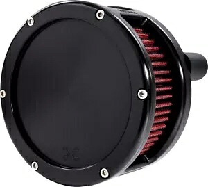 Feuling BA シリーズ ブラックボディ - ソリッドカバー - レッドエアクリーナーキット (5433) Feuling BA Series Black Body - Solid Cover - Red Air Cleaner Kit (5433) 【並行輸入品】