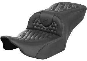 Saddlemen ロードソファ ハニカム ステッチ シート - ブラック ハニカム ステッチ (823-07-18900) Saddlemen Roadsofa Honeycomb Stitch Seat - Black Honeycomb Stitch (823-07-18900) 【並行輸入品】|カスタムパーツ WORLD倉庫