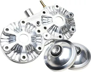 Bikeman 高地用ビレットアルミシリンダーヘッドキット (04-318-H-900) Bikeman Billet Aluminum Cylinder Head Kit for High Altitude (04-318-H-900) 【並行輸入品】