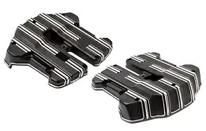 Arlen Ness 10 ゲージ ブラック ロッカー ボックス カバー (18-263) Arlen Ness 10-Gauge Black Rocker Box Covers (18-263) 【並行輸入品】