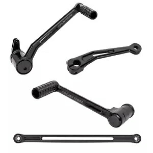 Arlen Ness Speedliner ブラック ヒール/トゥ フット コントロール キット (420-100) Arlen Ness Speedliner Black Heel/Toe Foot Control Kit (420-100) 【並行輸入品】