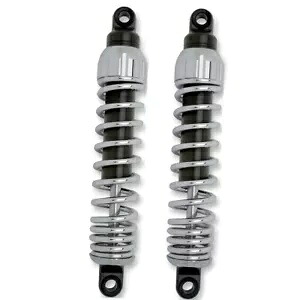 Progressive 444 シリーズ オートバイ高耐久クローム 12 インチ リアショック (444-4240C) Progressive 444 Series Motorcycle Heavy Duty Chrome 12" Rear Shocks (444-4240C) 【並行輸入品】|カスタムパーツ WORLD倉庫
