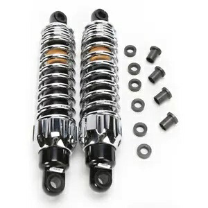 Progressive 444 シリーズ オートバイ 標準 クローム 11 インチ リア ショック (444-4005C) Progressive 444 Series Motorcycle Standard Chrome 11" Rear Shocks (444-4005C) 【並行輸入品】|カスタムパーツ WORLD倉庫