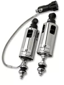 Progressive 422 シリーズ クローム リア ショック (RAP 付き) (422-4102C) Progressive 422 Series Chrome Rear Shocks w/RAP (422-4102C) 【並行輸入品】｜カスタムパーツ WORLD倉庫
