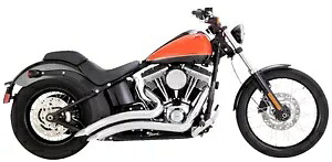 Vance & Hines ビッグ ラジアス クローム 2-into-2 エキゾースト システム (26079) Vance & Hines Big Radius Chrome 2-into-2 Exhaust System (26079) 【並行輸入品】