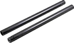 カスタム サイクル 41mm 24.25 インチ長ブラック ダイヤモンド状フォーク チューブ (T2002DL) Custom Cycle 41mm 24.25\
