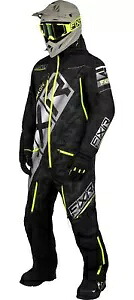 FXR CX FAST インシュレーテッド メンズ スノー モノスーツ ブラック/カモ/ハイビズ FXR CX FAST Insulated Mens Snow Monosuit Black/Camo/Hi-Vis 【並行輸入品】