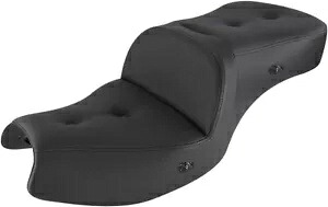Saddlemen ヒーテッド ロードソファ ピロートップ ブラック シート (I20-06-181HCT) Saddlemen Heated Roadsofa Pillow-Top Black Seat (I20-06-181HCT) 【並行輸入品】|カスタムパーツ WORLD倉庫