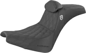 Saddlemen SDC プロ パフォーマンス グリッパー シート 運転席ランバーレスト付き (SC81830DBRT) Saddlemen SDC Pro Performance Gripper Seat w/Driver Lumbar Rest (SC81830DBRT) 【並行輸入品】