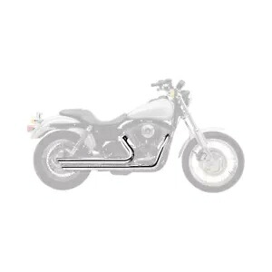 コブラ スピードスター スラッシュダウン クローム エキゾースト システム (6855) Cobra Speedster Slash-Down Chrome Exhaust System (6855) 【並行輸入品】