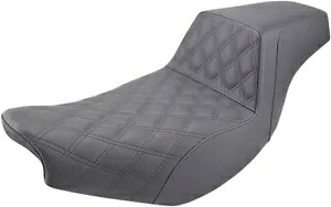 サドルメン ステップアップ 格子ステッチ ブラック バイク用シート (I14-07-172) Saddlemen Step Up Lattice Stitch Black Motorcycle Seat (I14-07-172) 【並行輸入品】