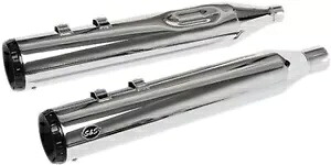S&S 4.5 インチ クローム デュアル GNX スリップオン マフラー (550-0991) S&S 4.5" Chrome Dual GNX Slip-On Mufflers (550-0991) 【並行輸入品】|カスタムパーツ WORLD倉庫