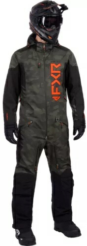 FXR ヘリウム ライト メンズ スノー モノスーツ アーミー カモ/ブラック/ニューク FXR Helium Lite Mens Snow Monosuit Army Camo/Black/Nuke 【並行輸入品】