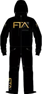 FTA Flo Lite メンズ スノー モノスーツ ブラック/ゴールド FTA Flo Lite Mens Snow Monosuit Black/Gold 【並行輸入品】