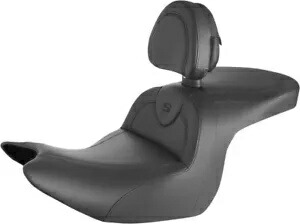 サドルメン ロードソファ ブラックシート 運転席背もたれ付 GL1800B/BD/D/DA (H18-07-187BR) Saddlemen RoadSofa Black Seat w/Driver Backrest GL1800B/BD/D/DA (H18-07-187BR) 【並行輸入品】