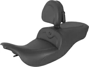 Saddlemen RoadSofa ブラックシート 運転席バックレスト付き '97-07 FLHT/FLTR (897-07-187BR) Saddlemen RoadSofa Black Seat w/Driver Backrest '97-07 FLHT/FLTR (897-07-187BR) 【並行輸入品】