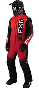 FXR ヘリウム断熱メンズ スノー モノスーツ レッド フェード/ブラック FXR Helium Insulated Mens Snow Monosuit Red Fade/Black 【並行輸入品】