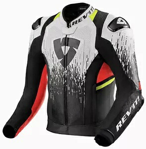 Rev'It Quantum 2 Pro Air メンズ テキスタイル オートバイ ジャケット ホワイト/ネオン レッド Rev'It Quantum 2 Pro Air Mens Textile Motorcycle Jacket White/Neon Red 【並行輸入品】