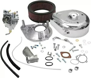 S&S スーパー E キャブレターキット マニホールド付き (11-0401) S&S Super E Carburetor Kit w/Manifold (11-0401) 【並行輸入品】