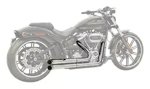 Bassani Pro Street クローム エキゾースト システム (ターン アウト エンド付き) (1S34D) Bassani Pro Street Chrome Exhaust System w/Turn Out Ends (1S34D) 【並行輸入品】