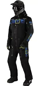 FXR マーベリック ライト メンズ スノー モノスーツ ブラック/ブルー FXR Maverick Lite Mens Snow Monosuit Black/Blue 【並行輸入品】