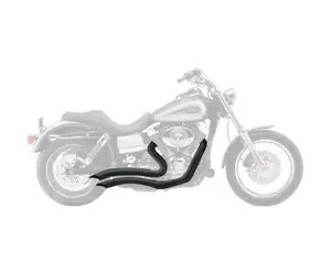 コブラ スピードスター ショート スイープ ブラック エキゾースト システム (6224B) Cobra Speedster Short Swept Black Exhaust System (6224B) 【並行輸入品】