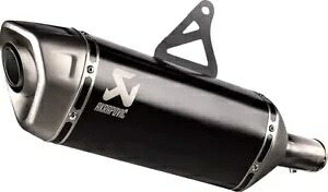 アクラポビッチ ブラック チタン スラッシュカット スリップオン マフラー (S-H7SO6-HRTBL) Akrapovic Black Titanium Slash-Cut Slip-On Muffler (S-H7SO6-HRTBL) 【並行輸入品】｜カスタムパーツ WORLD倉庫