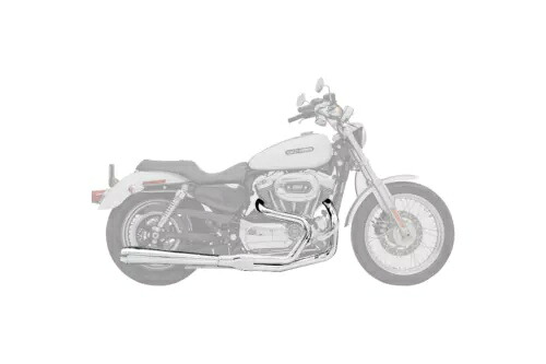 Bassani Road Rage ロング 24 インチ メガホン クローム 2-into-1 エキゾースト システム (14111J) Bassani Road Rage Long 24" Megaphone Chrome 2-into-1 Exhaust System (14111J) 【並行輸入品】|カスタムパーツ WORLD倉庫
