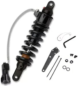 Progressive 465 シリーズ リアショック RAP ブラック付き 純正より 1 インチ低い (465-5022B) Progressive 465 Series Rear Shock w/RAP Black 1\