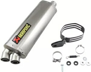 アクラポビッチ チタンヘキサゴンスリップオンマフラー (S-H10SO22-HWT) Akrapovic Titanium Hexagonal Slip-On Muffler (S-H10SO22-HWT) 【並行輸入品】