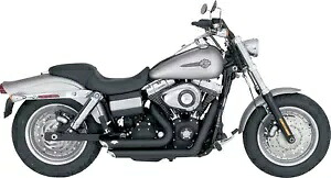 Vance & Hines Shortshots スタッガード マット ブラック エキゾースト システム (47317) Vance & Hines Shortshots Staggered Matte Black Exhaust System (47317) 【並行輸入品】