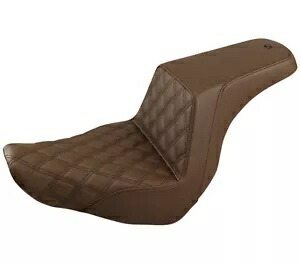 サドルメン ステップアップLS ダークブラウンシート(818-29-172BR) Saddlemen Step-Up LS Dark Brown Seat (818-29-172BR) 【並行輸入品】
