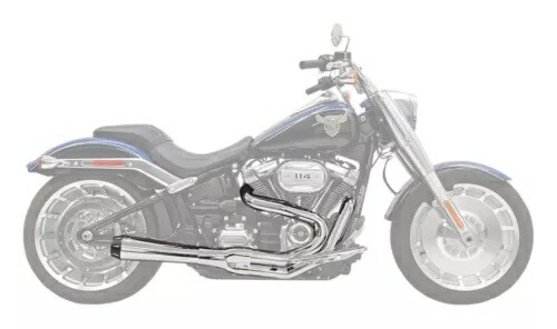 Bassani ロード レイジ ショート 15.5 インチ メガホン クローム 2-into-1 エキゾースト システム (1S62R) Bassani Road Rage Short 15.5\